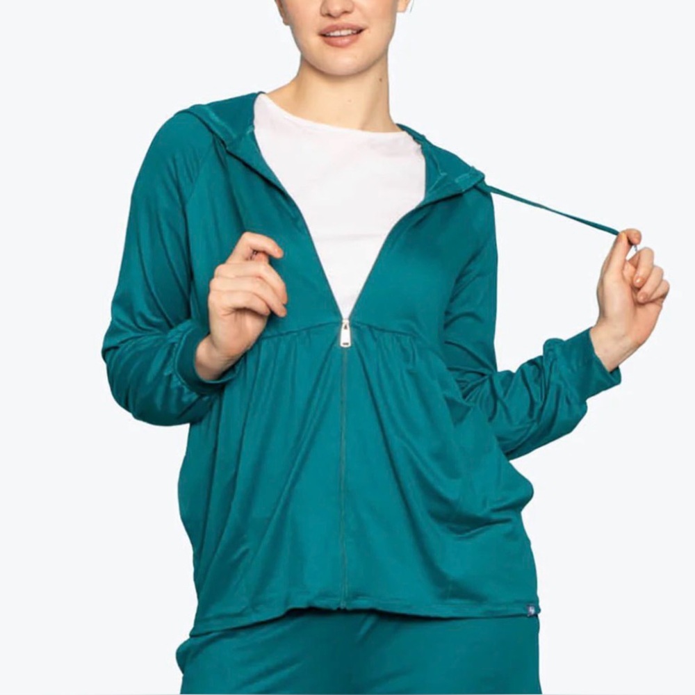 Lug Shimmy Jacket Teal Medium